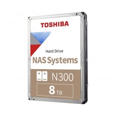 TOSHIBA 8TB 3.5" SATA III 7.200rpm HDWG180XZSTA N300 series