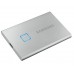 SAMSUNG Portable T7 Touch 500GB srebrni eksterni SSD MU-PC500S